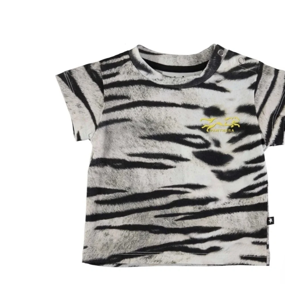 Molo Black and White Zebra Tee and pants set